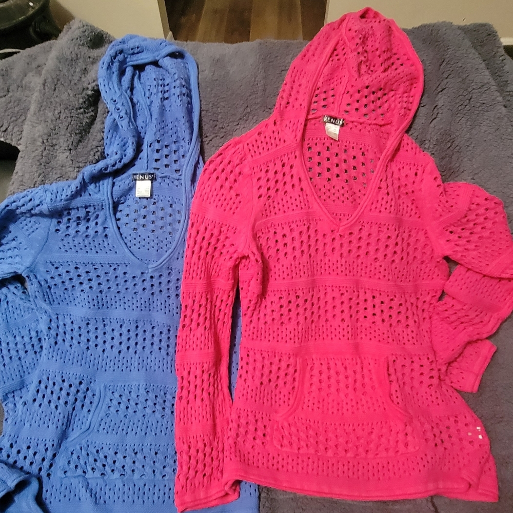 Sweaters with pocket and hoodie bought from Venus. Beautiful sweaters!